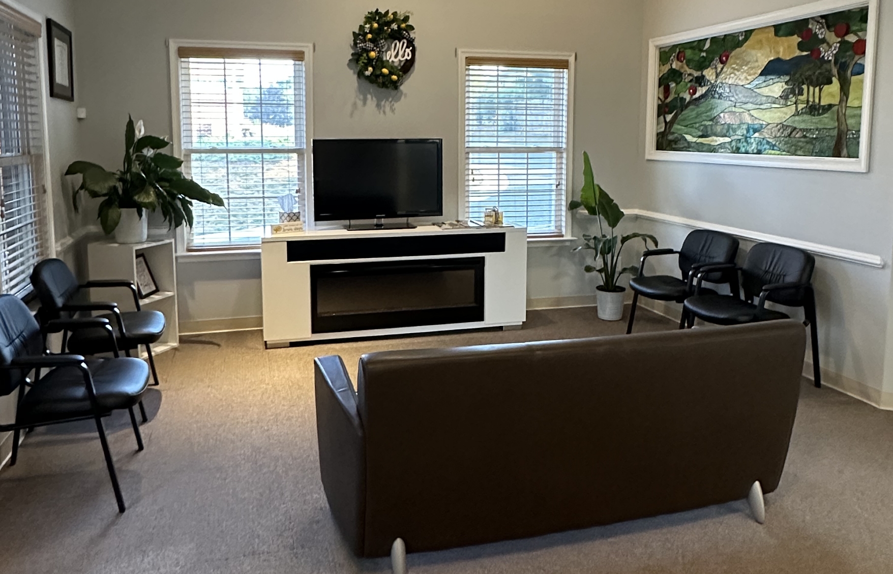 Front room of Harrisonburg Family & Cosmetic Dentistry